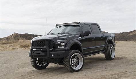 Black Lifted Ford F-150 Outfitted for Off-Roading — CARiD.com Gallery