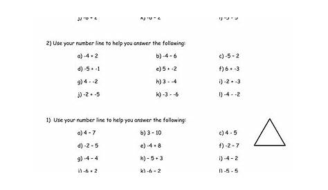 Differentiated negative number worksheets by jhofmannmaths - Teaching