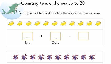 Counting and numbers made easy: Worksheets for first graders