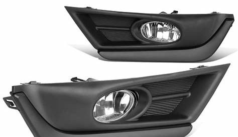 For 2017 to 2018 Honda CRV Front Driving Fog Light Lamp+Black Bezel