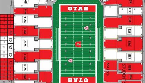 rice eccles stadium seating chart rows