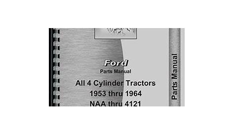 Ford 2000 Tractor Parts Manual