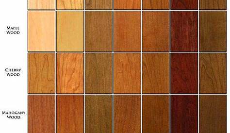 wood stain color chart home depot