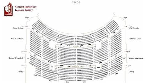 fox theatre atlanta seating chart with seat numbers | Bruin Blog