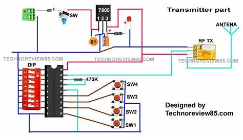 receiver circuit diagram remote control