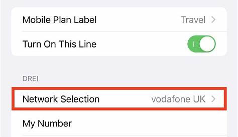 Manual Network Selection on IOS Devices – Wizz eSIM