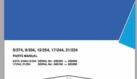 Ingersoll Rand Portable Compressor 21/244 Parts Manual 2018 | Auto