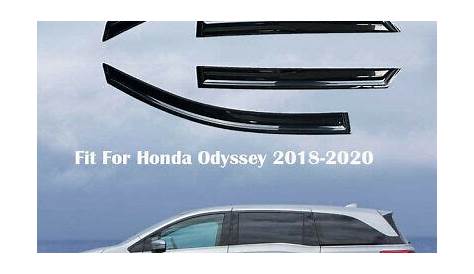 Fits Honda Odyssey 4-Door 2018-2020 Tape-On Window Visors Vent Rain