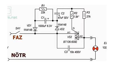 bta12-600b application circuit diagram