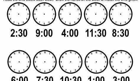 First Grade Telling Time Worksheets | Time worksheets, Telling time