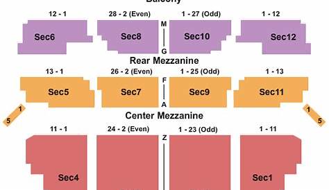 saint andrews hall seating chart