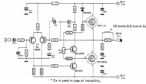 tube audio amplifier schematic