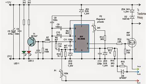 Adjustable 0-100V 50 Amp SMPS Circuit | Circuit Diagram Centre