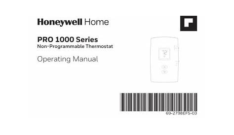 Honeywell Non-Programmable Thermostat User Manual | Manualzz
