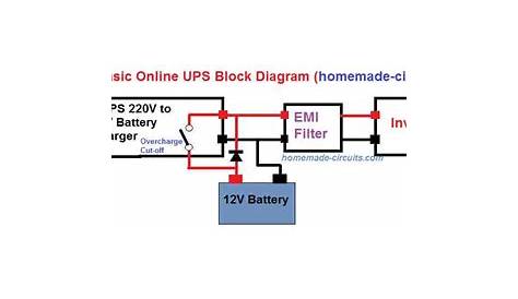 online ups circuit diagram