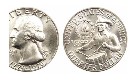 1976 S Washington Quarters 40% Silver Bicentennial Design: Value and Prices
