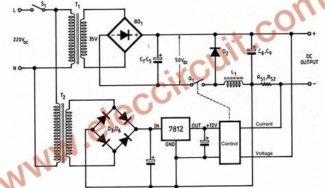 smps full circuit diagram