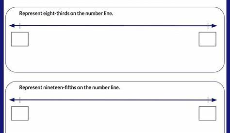 line plot with fractions worksheet