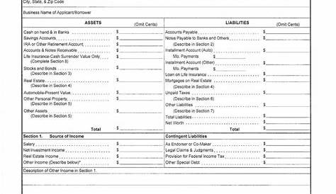 Financial Statement Worksheet Template — excelguider.com in 2020