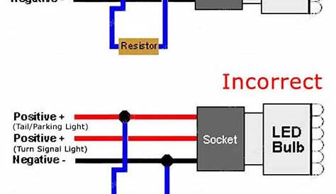 Led Load Resistor Wiring Diagram - Wiring Diagram