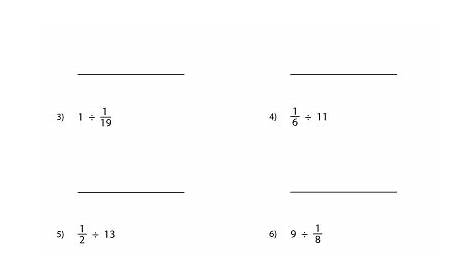 dividing unit fractions by whole numbers