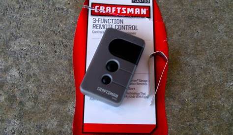 Craftsman Sears Remote 139.53753 Garage Door Opener Control 53753 373LM