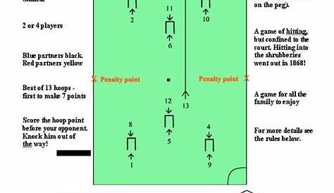 croquet instructions and set up
