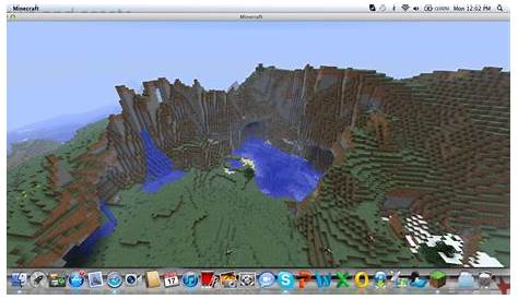Beautiful mountain biome Minecraft Project