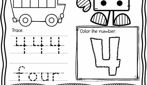Numbers 1-10 Worksheets For Kindergarten | Numbers kindergarten