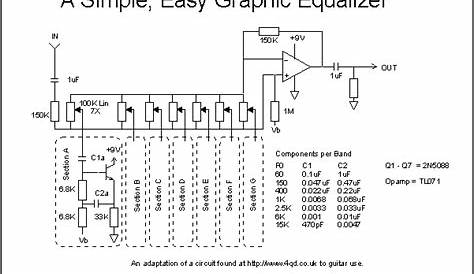 audio - Schematic for 4-band stereo equalizer? - Electrical Engineering