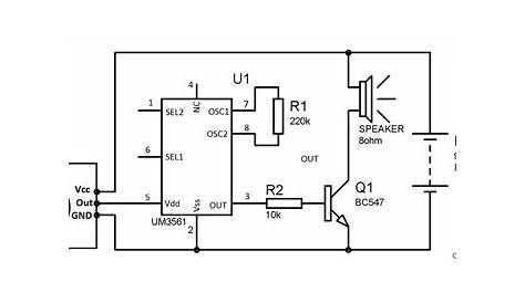 simple burglar alarm circuit diagram