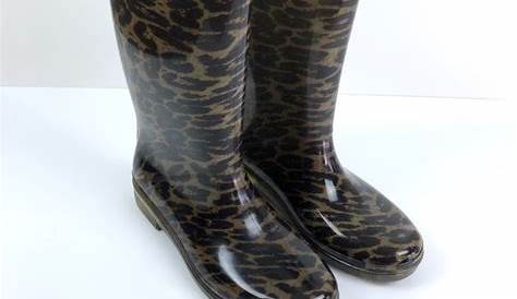 Stuart Weitzman Cheetah Rain Boots Size Medium | Rain boots, Stuart