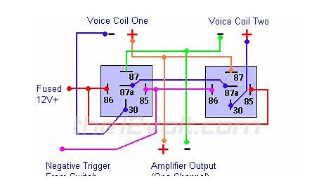 Switching from Series to Parallel and Back Relay Wiring Diagram