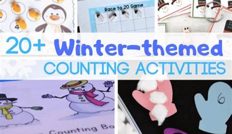 ⛄ FUN Counting Winter Math Activities for Preschoolers