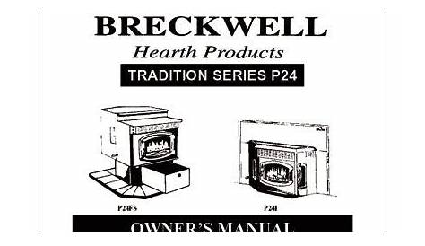 breckwell p23fs stove user manual