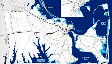 The Vineyard Gazette - Martha's Vineyard News | MVC Maps Chart Projected Sea Level Rise on Island