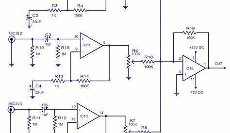 4 channel mic circuit diagram