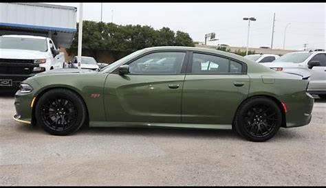 army green dodge charger