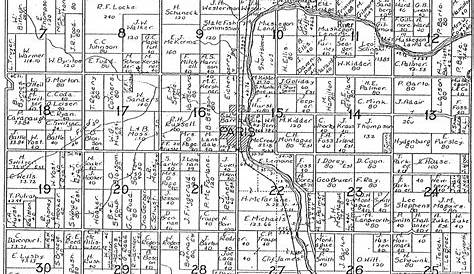1918 Green Township, Mecosta County, Michigan Plat Map