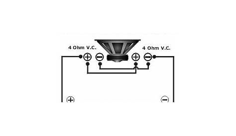 8 ohm subwoofer wiring