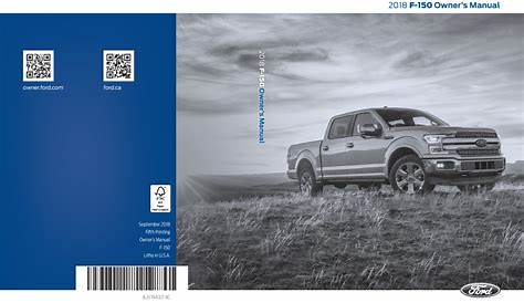 2018 FORD F-150 OWNER MANUAL - Car Owner's Manuals Online View