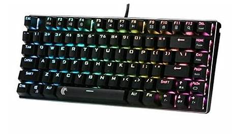 E-Yooso Mechanical Gaming Keyboard, RGB Backlit, Water Resistant