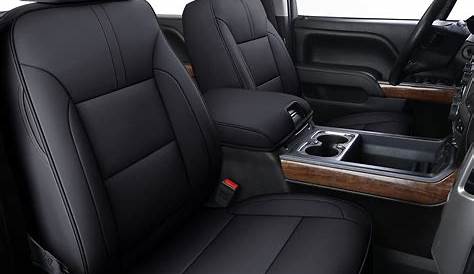 Buy Coverado Chevy Silverado GMC Sierra Seat Covers, Waterproof Leather