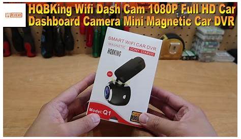 HQBKing Wifi Dash Cam 1080P Full HD Car Dashboard Camera Mini Magnetic