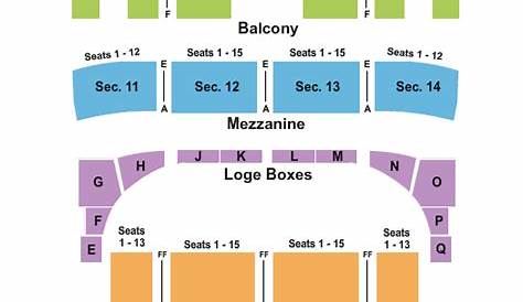 Capitol Theatre Seating Chart & Maps - Wheeling