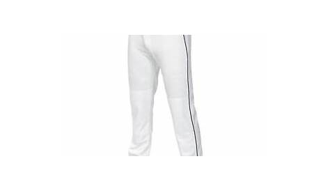 NEW Easton MAKO2 Piped Mens Baseball Pants - WHITE BLACK STRIPE MENS SIZE XL | eBay