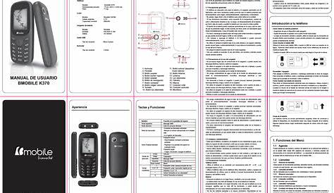 b mobile 10-014 Mobile Phone User Manual K370 OM MX