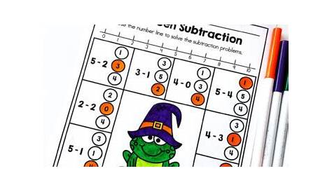 Halloween Math Worksheets (Kindergarten) by United Teaching | TpT