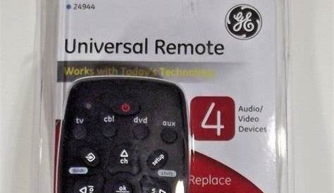 manual ge universal remote