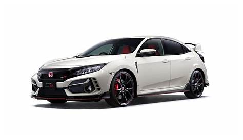 2020 white honda civic hatchback